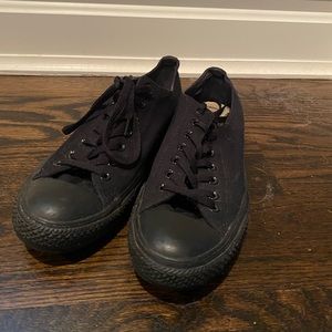Black chuck taylors converse